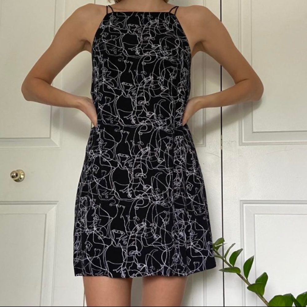 Urban Outfitters line patterned mini dress is size small